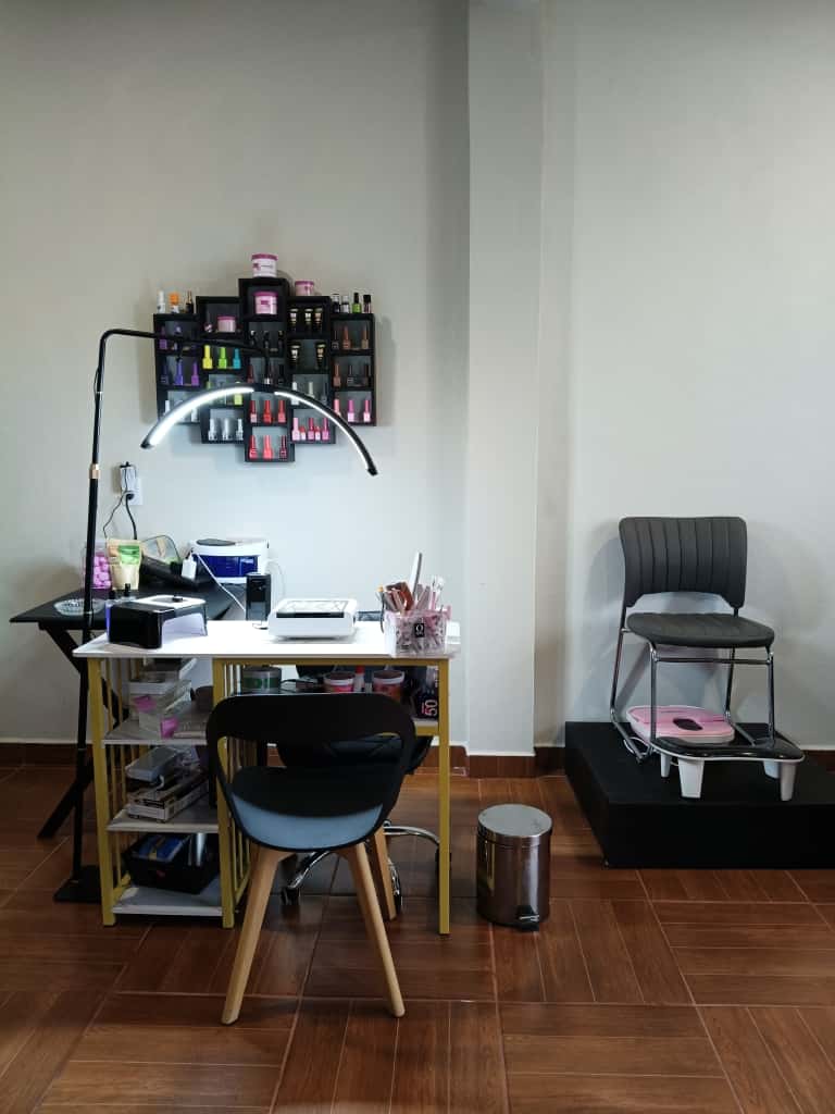 Espacio para herramientas y productos